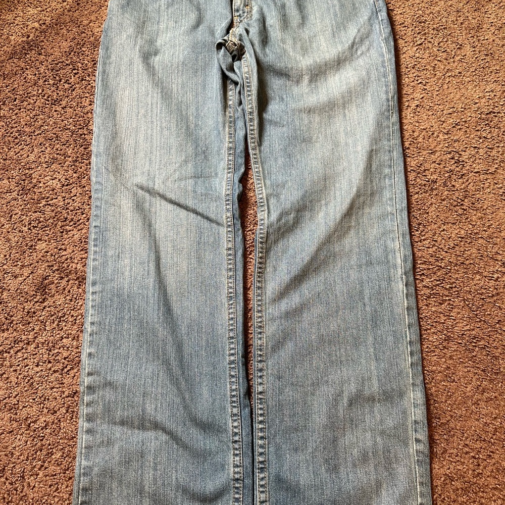 Levi's 559 Blue Denim Jeans with Leather Patch W36xL32